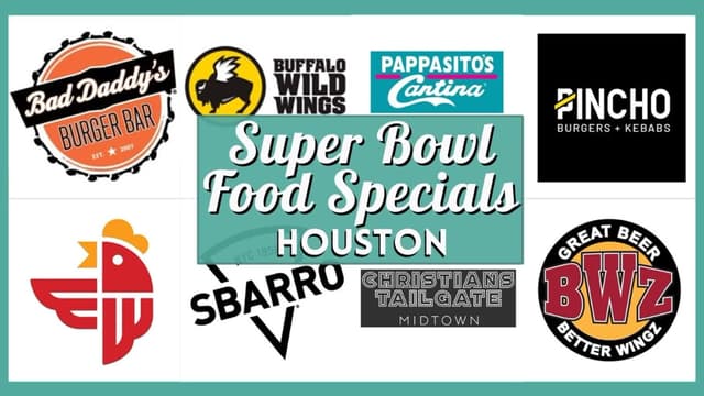 Score the best Super Bowl food specials in Houston for 2026! From Brewingz to PINCHO, we've verified 55+ of the top game day deals for your party.

#superbowlLX #superbowlHTX #superbowl #htx #superbowl