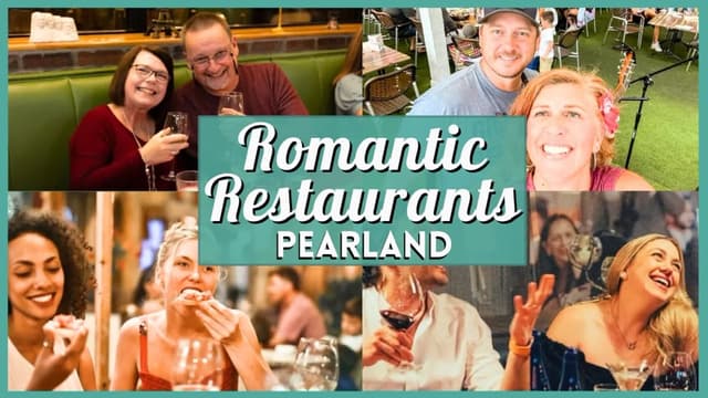 Discover the most romantic restaurants in Pearland. From high-end steakhouses to cozy Italian bistros, here are the top 10 date night spots.