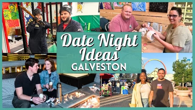 Discover the best date night ideas in Galveston, from sunset cruises and historic ghost tours to romantic fine dining and luxury resorts.