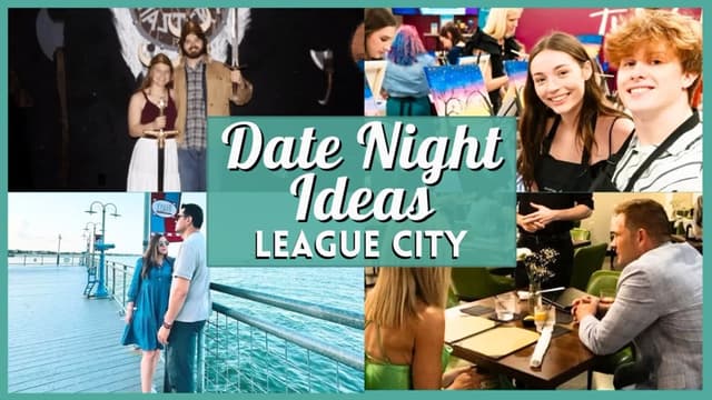 From sunset dinners at the marina to creative candle making and axe throwing, explore the absolute best date night ideas in League City for 2026.