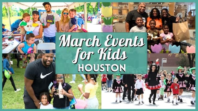 Find the best Kids events in Houston in March! Discover fun outdoor activities for the family, hands-on craft activities, and thrilling kids' shows!
