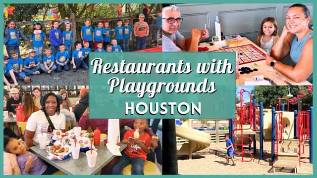 Looking for the best restaurants with playgrounds in Houston? From outdoor play areas to indoor fun, find the top kid-friendly spots for your next family meal!