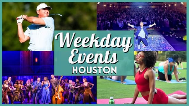 Top Houston picks this week of Mar 23 to 26, 2026, include Houston Open at Memorial Park Golf Course, Hip Hop Yoga Wednesdays, and More!
