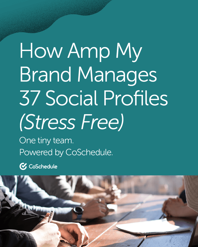 Sarah Donnell, President of Amp My Brand, reveals how CoSchedule's Marketing Suite helps her tiny team of 10 streamline social media management across 16 franchisees and 120+ posts a week. ๐
๐ฒ
With CoSchedule, content is planned, created, approved, and published in one place saving time, reducing chaos, and empowering clients with more control.
Ready to simplify your client content chaos? Let CoSchedule give your agency the competitive edge! ๐ Click the link in bio to learn more.
