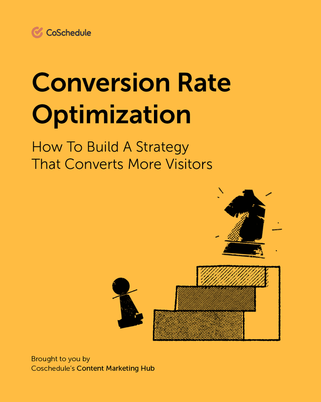 Double your conversions without doubling your traffic.
Yep, it's possible and easier than you think.
Our new blog breaks down the essentials of CRO:
โจ What to test
โจ Why users hesitate
โจ How small changes โ big revenue lifts
โจ How CoSchedule keeps every experiment organized
Tap the link in bio to start improving conversions today.