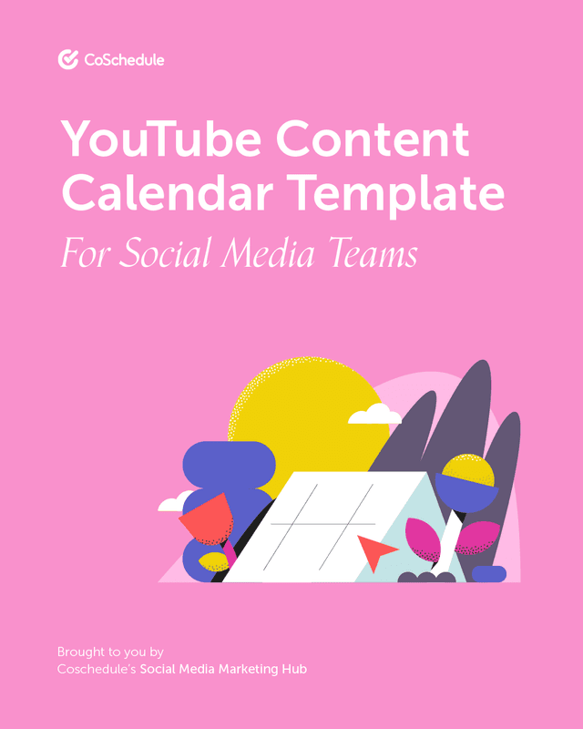 Need help planning your YouTube content? ๐ฅ
A YouTube content calendar can help you organize video ideas, publishing dates, and deadlines so you can stay consistent.
Learn more about CoSchedule's free YouTube Content Calendar Template by clicking the link in our bio.