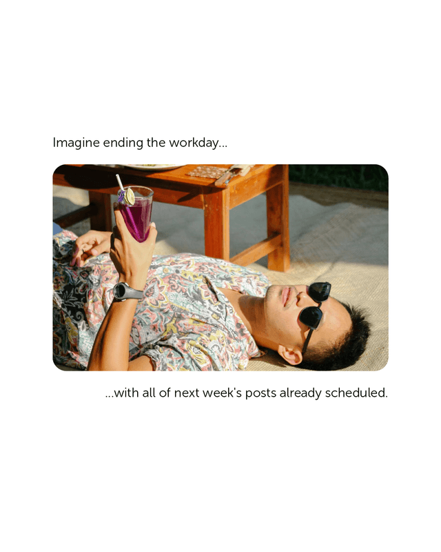 It's a pretty great feeling. ๐
Planning ahead gives you more time to focus on the work that really matters.
CoSchedule makes it a reality. Try it out for free today.