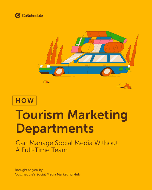 Tourism marketing moves fast. โ๏ธ
CoSchedule explains 5 ways to work smarter, not harder.
๐ Click the link in our bio to learn more.
